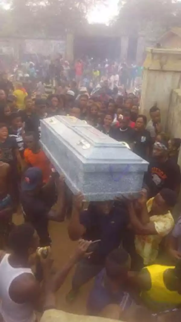 Photos: 27-year-old young man shot dead by armed robbers laid to rest in Anambra State